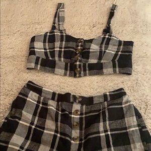 plaid set